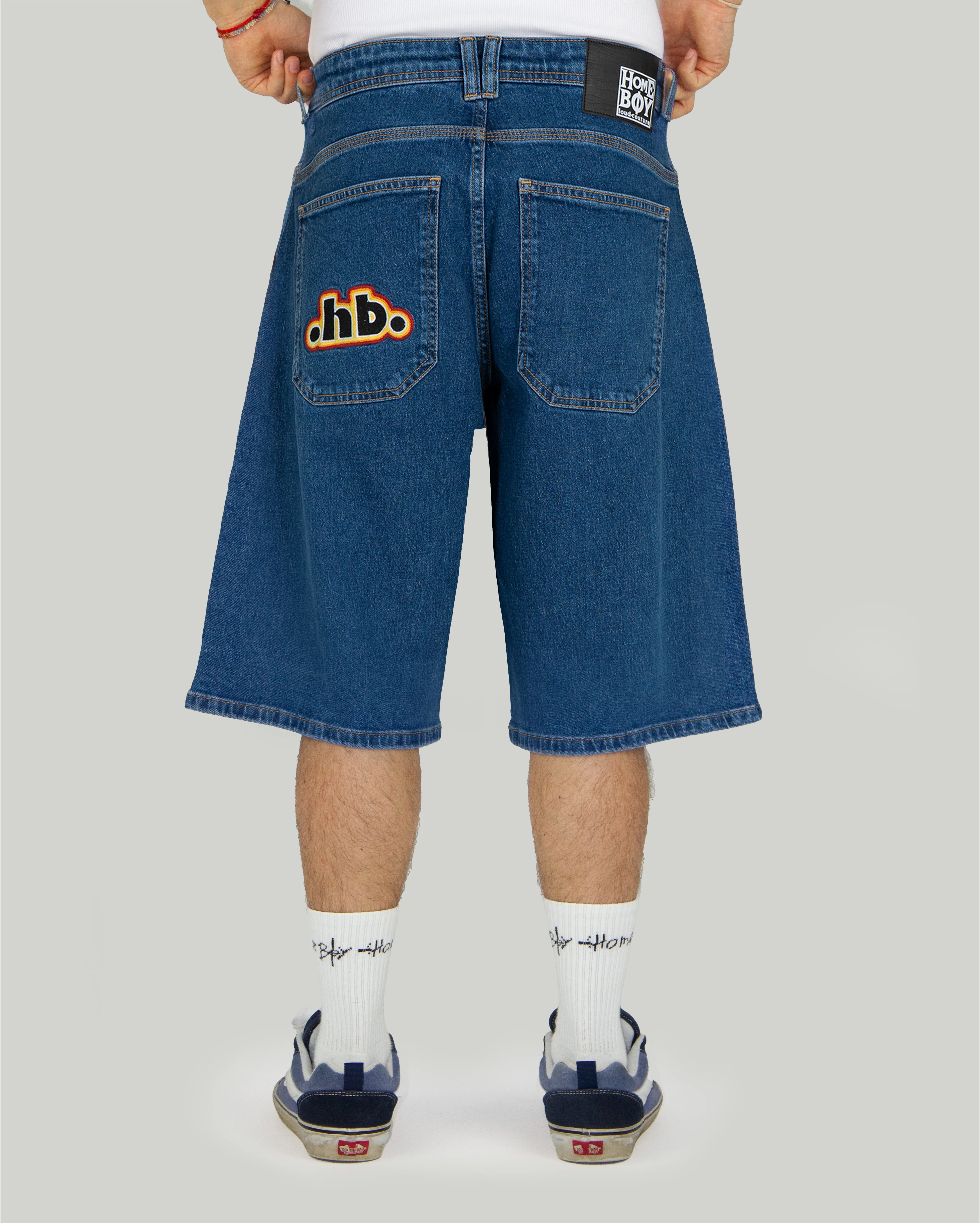 x-tra MONSTER RETRO .hb. Denim washed Blue